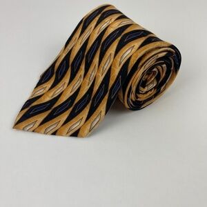 Jerry Ryan Gentlemens Apparel Tie Mens Yellow Diamond All Silk